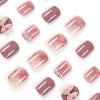 12 Sizes-24 Pcs Press On Nails JP1116