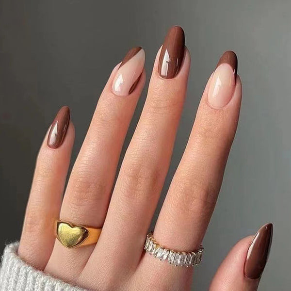12 Sizes-24 Pcs Press On Nails JP1519