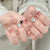 12 Sizes-24 Pcs Press On Nails R971