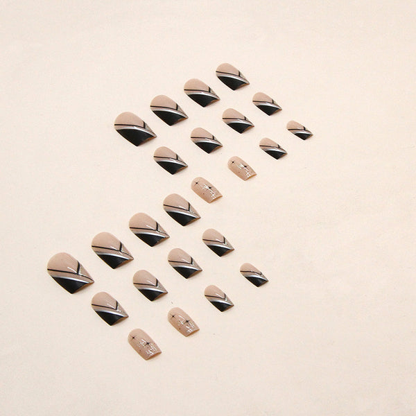 12 Sizes-24 Pcs Press On Nails W351