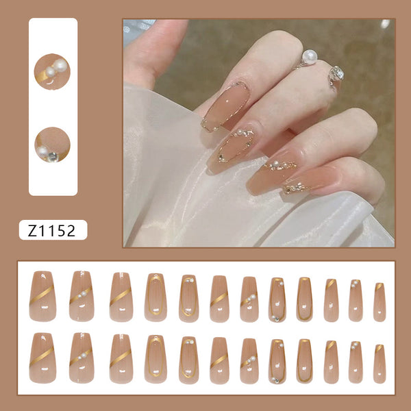 12 Sizes-24 PcsPress On Nails Z1152