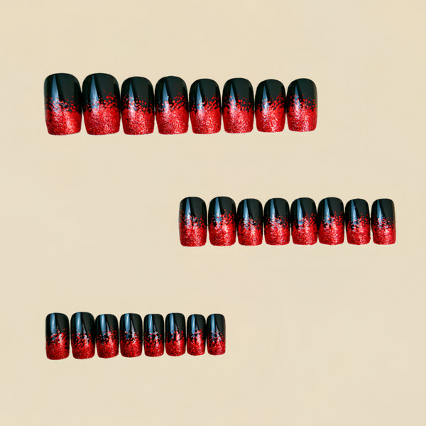 12 Sizes-24 Pcs Press On Nails Y1623