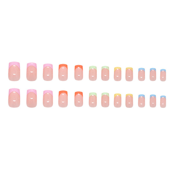 12 Sizes-24 Pcs Press On Nails W1954