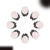 12 Sizes-24 Pcs Press On Nails C1411
