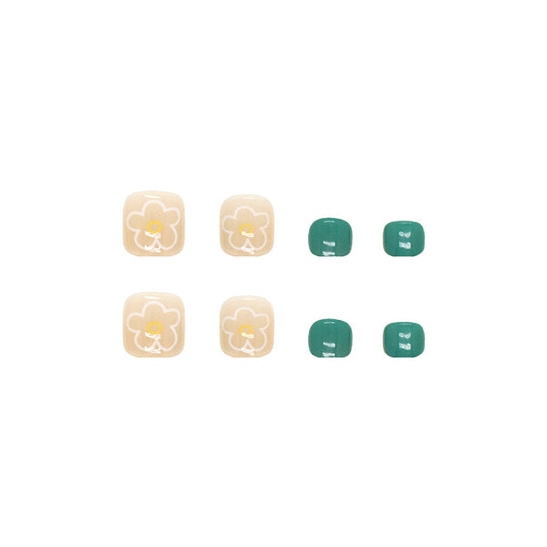 12 Sizes-24 Pcs Press On Nails F036