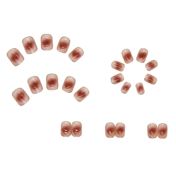 12 Sizes-24 Pcs Press On Nails R315