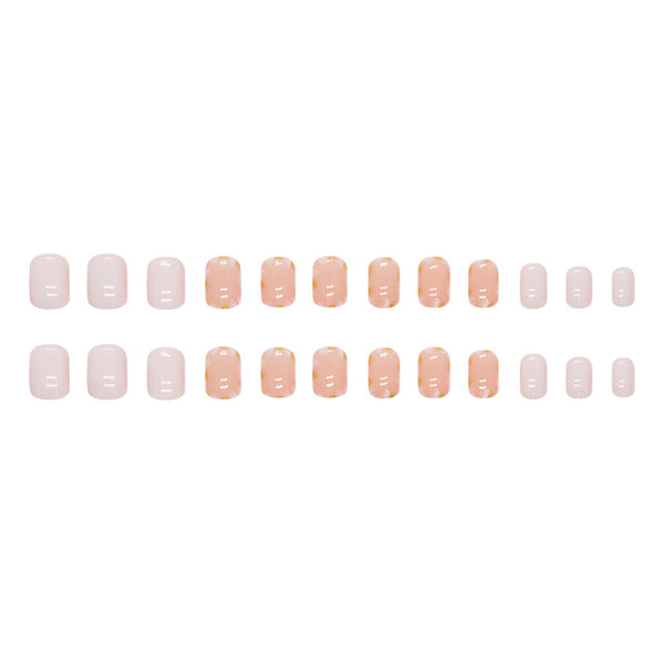 12 Sizes-24 Pcs Press On Nails W1140