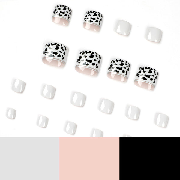 12 Sizes-24 Pcs Press On Nails JP1661