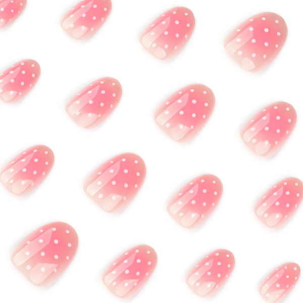 12 Sizes-24 Pcs Press On Nails JP4166