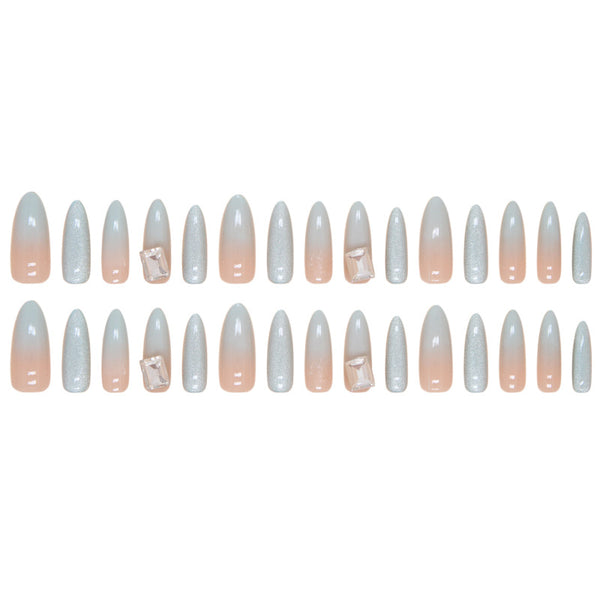 12 Sizes-24 Pcs Press On Nails MY067
