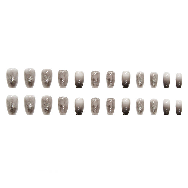 12 Sizes-24 Pcs Press On Nails R653