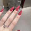 12 Sizes-24 Pcs Press On Nails CF053