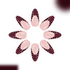 12 Sizes-24 Pcs Press On Nails C1229