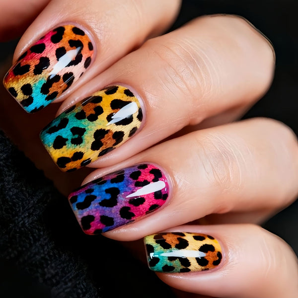 12 Sizes-24 Pcs Press On Nails Y1581