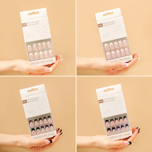 12 Sizes-24 Pcs Press On Nails ZG003