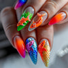 12 Sizes-24 Pcs Press On Nails Y1444