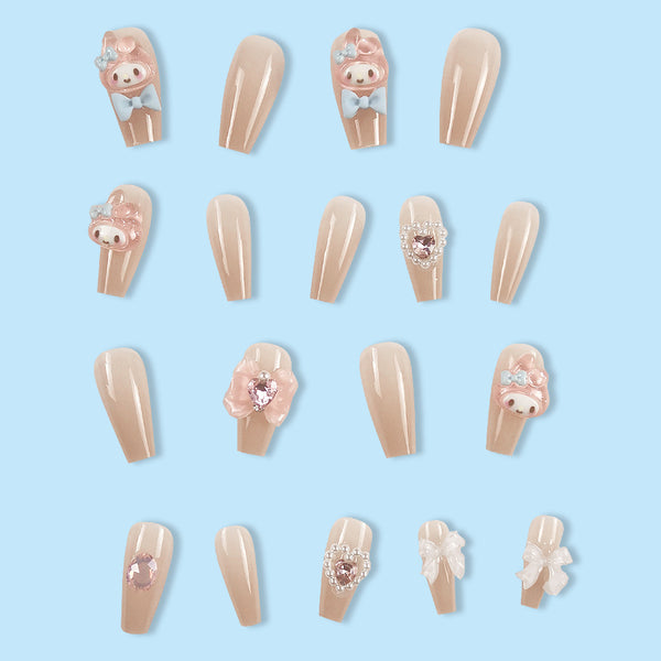 12 Sizes-24 PcsPress On Nails CZ212