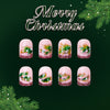 12 Sizes-24 Pcs Press On Nails C1270