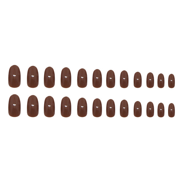 12 Sizes-24 Pcs Press On Nails CF058