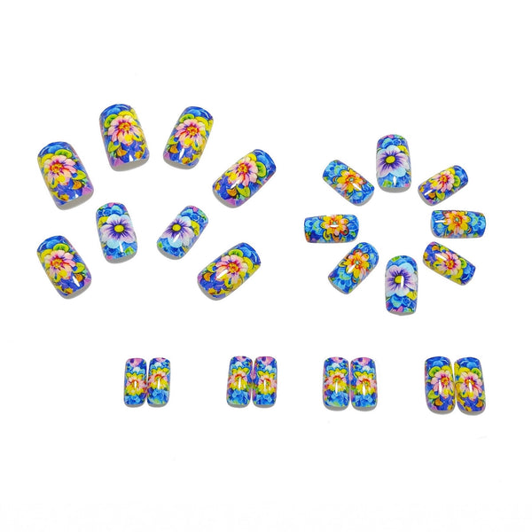 12 Sizes-24 Pcs Press On Nails Y1746