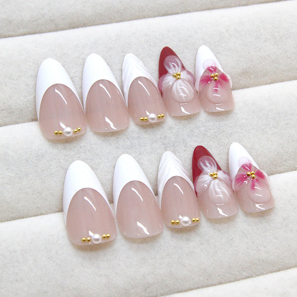 12 Sizes-24 Pcs Press On Nails Z967