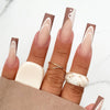 12 Sizes-24 Pcs Press On Nails JP1438