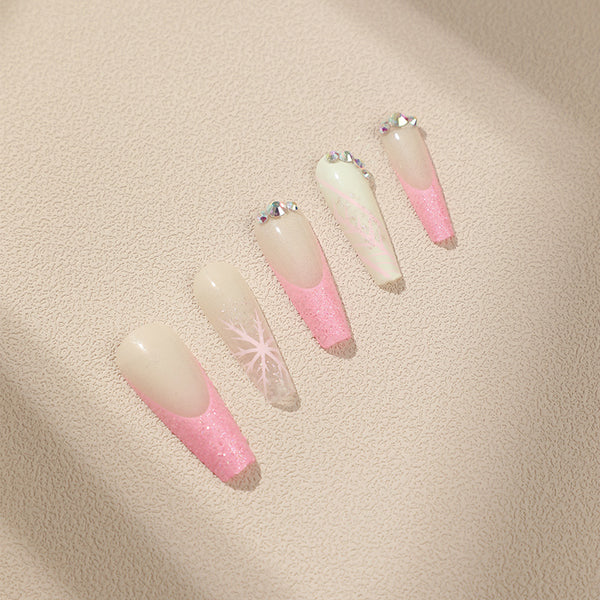 12 Sizes-24 Pcs Press On Nails JP1901