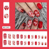 12 Sizes-24 Pcs Press On Nails W1341