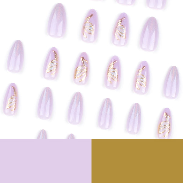 12 Sizes-24 Pcs Press On Nails JP3301