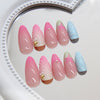 12 Sizes-24 Pcs Press On Nails Z919