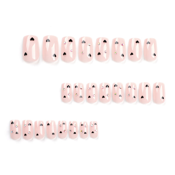 12 Sizes-24 Pcs Press On Nails JP3120