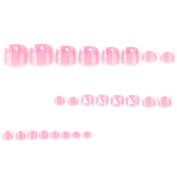 12 Sizes-24 Pcs Press On Nails JP3798