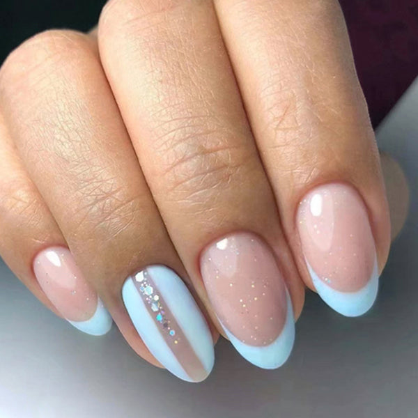 12 Sizes-24 Pcs Press On Nails W561