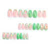 12 Sizes-24 Pcs Press On Nails JP3017