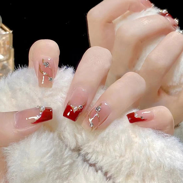 12 Sizes-24 Pcs Press On Nails Z551