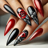 12 Sizes-24 Pcs Press On Nails Y1497