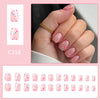 12 Sizes-24 PcsPress On Nails C358