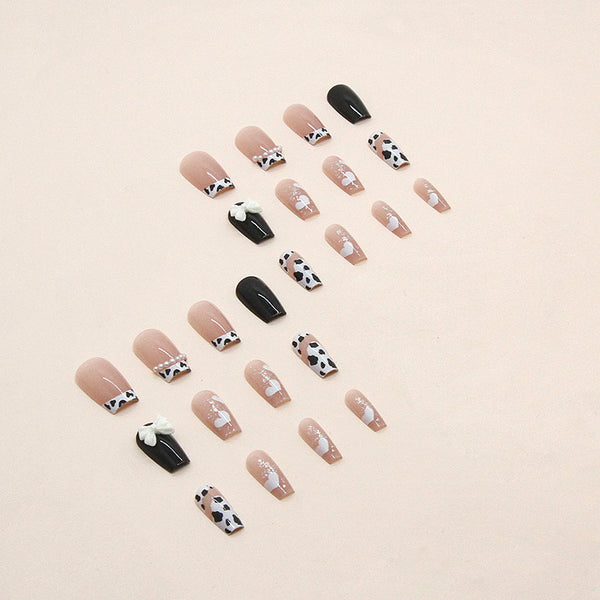 12 Sizes-24 Pcs Press On Nails Z584