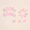 12 Sizes-24 Pcs Press On Nails W828