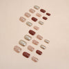 12 Sizes-24 Pcs Press On Nails R826