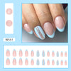 12 Sizes-24 Pcs Press On Nails W561