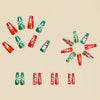 12 Sizes-24 Pcs Press On Nails Y430