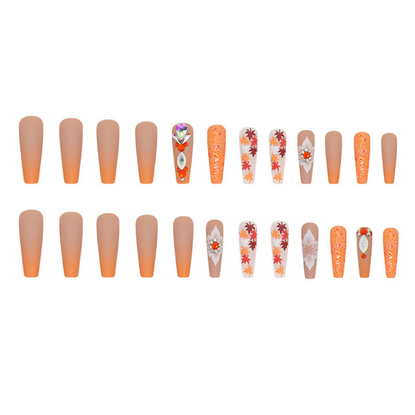 12 Sizes-24 Pcs Press On Nails Z834