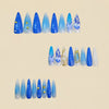 12 Sizes-24 Pcs Press On Nails Y1447