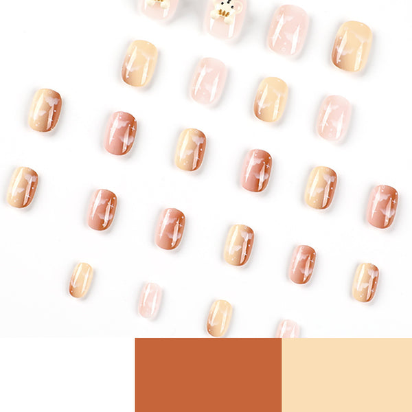 12 Sizes-24 Pcs Press On Nails JP2119