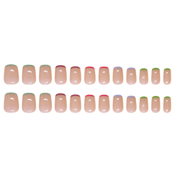 12 Sizes-24 Pcs Press On Nails W1705