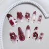 12 Sizes-24 Pcs Press On Nails Z1088