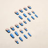 12 Sizes-24 Pcs Press On Nails W322