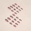 12 Sizes-24 Pcs Press On Nails Z678