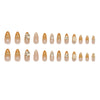 12 Sizes-24 Pcs Press On Nails Z1043